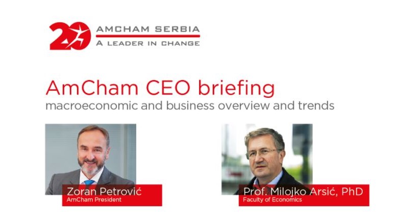 AmCham CEO briefing: Macroeconomic and business trends