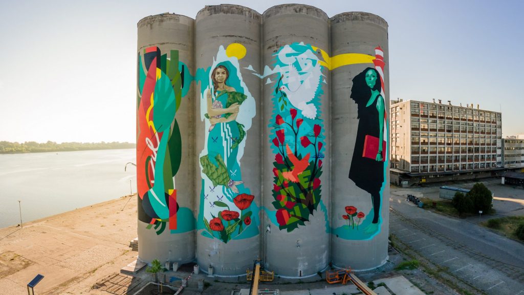 A1 Serbia and Silos Belgrade unveiled four new murals by our leading artists